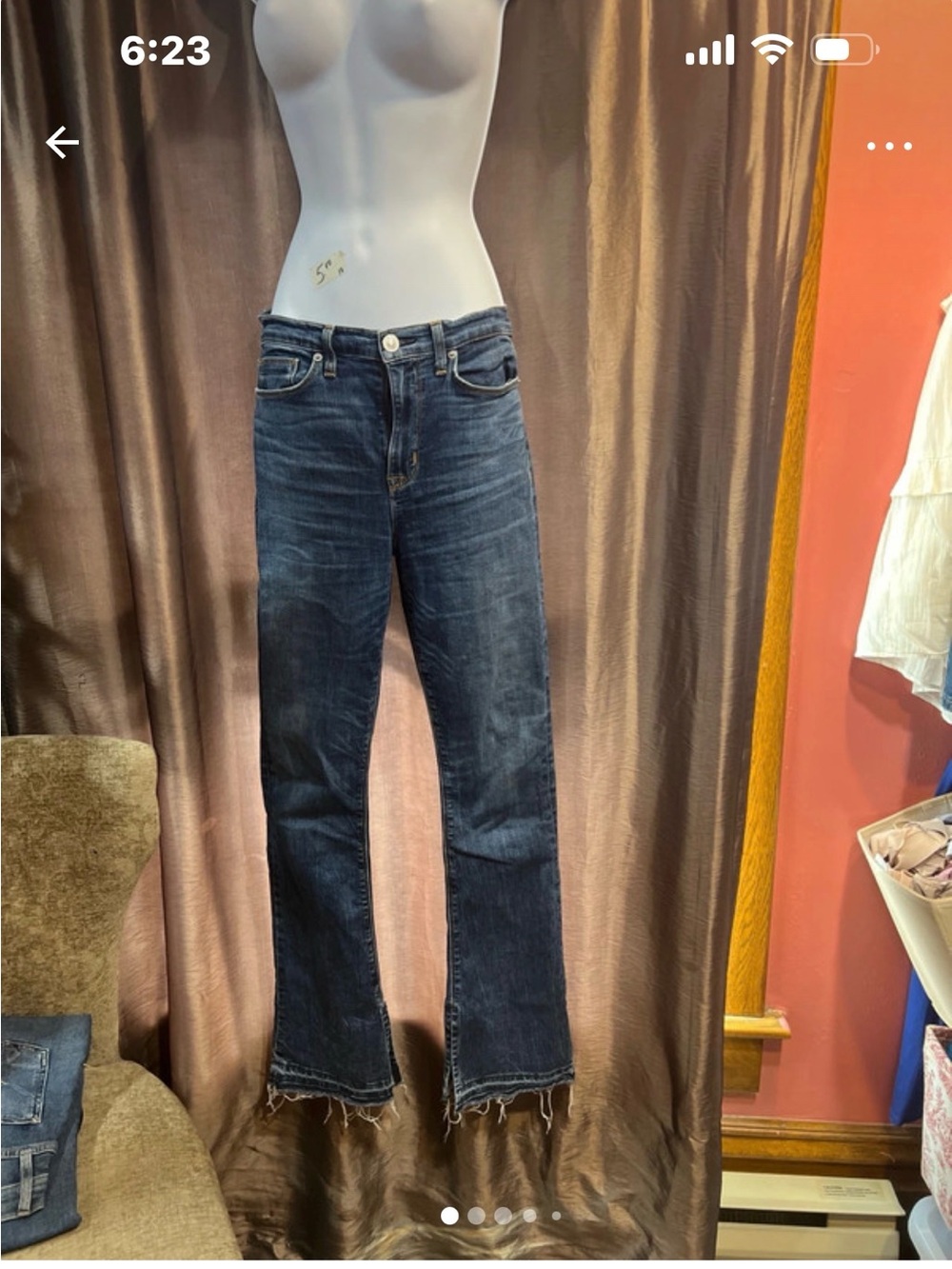Hudson Dark Blue Women's Straight-Leg Jeans